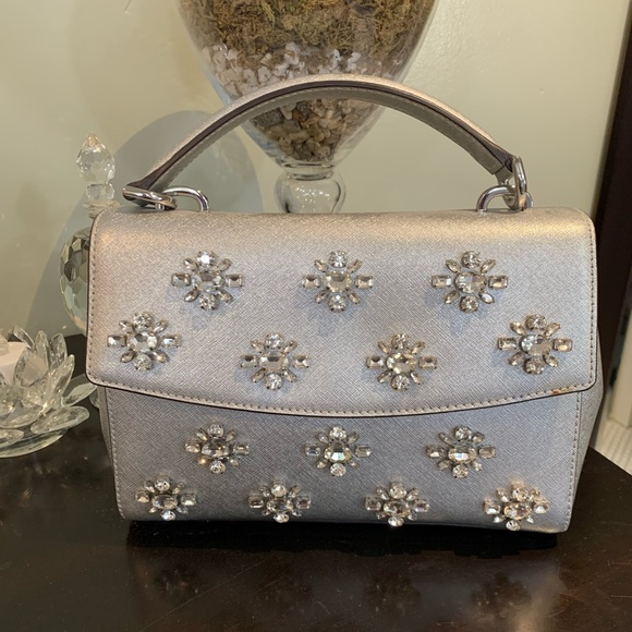 Michael Kors Leather Satchel Purse - Picture 1 of 7